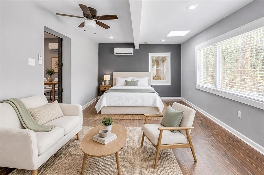 Photos are virtually staged. Actual furnishings may vary.