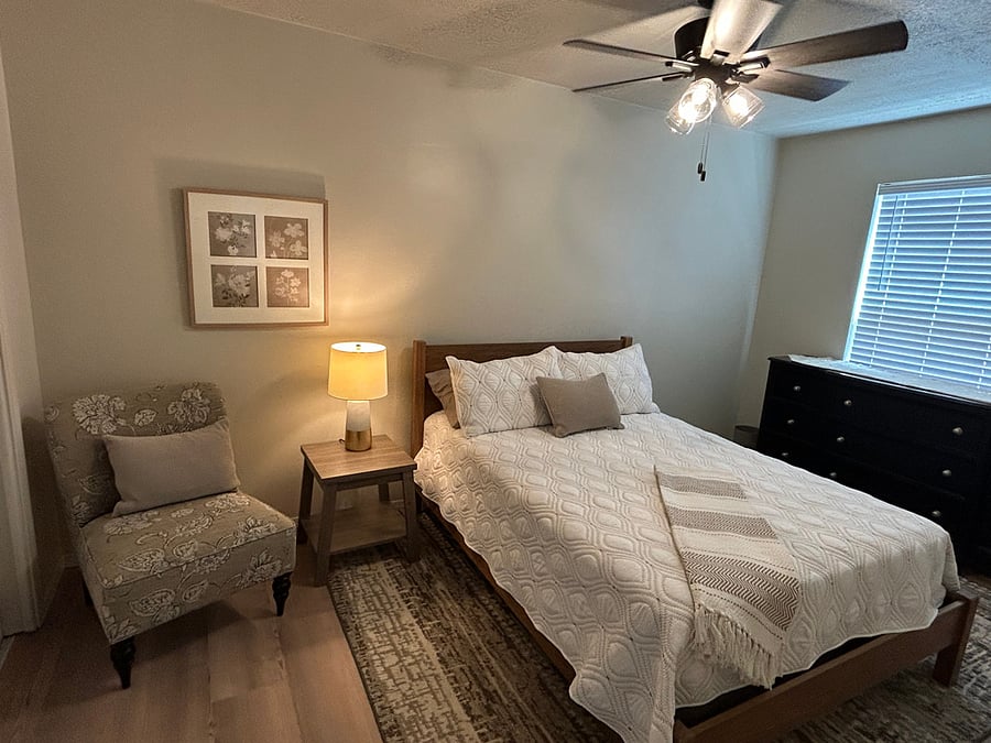 Full sized bed for two
