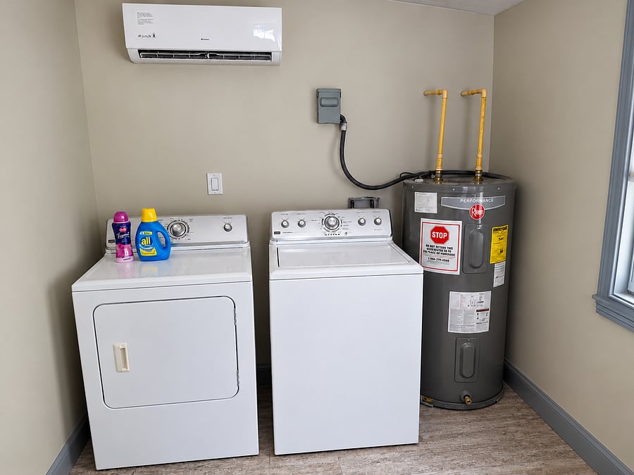Laundry - Access to an on-site shared laundry room with essentials is just steps from your door. House Rules will outline guidelines for generous available hours, notifications to host and how to access.