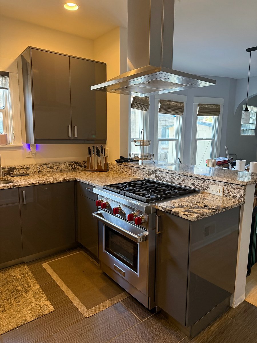 Kitchen with the Wolf range