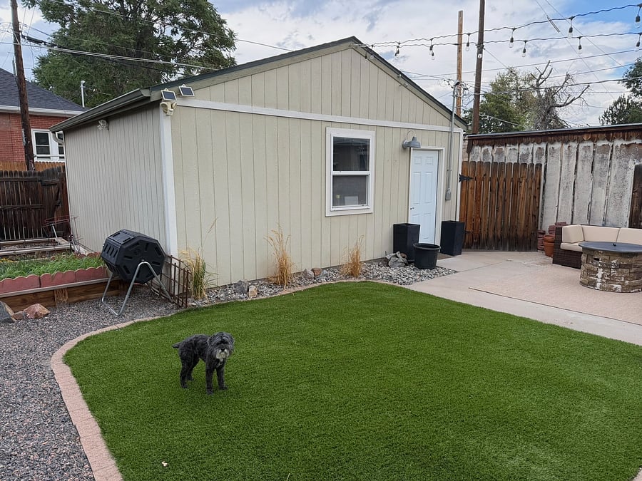 Backyard and patio