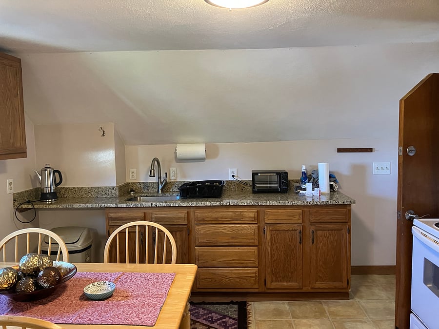 3rd floor shared kitchen, counter view