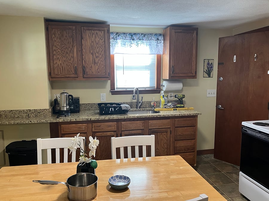 2nd floor shared kitchen, counter view