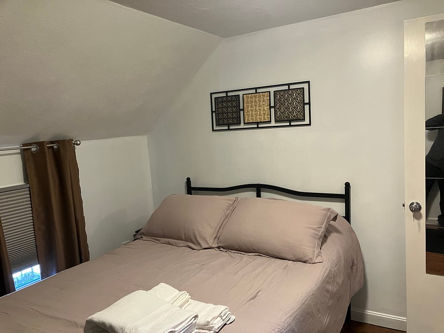 3rd floor full size bedroom view