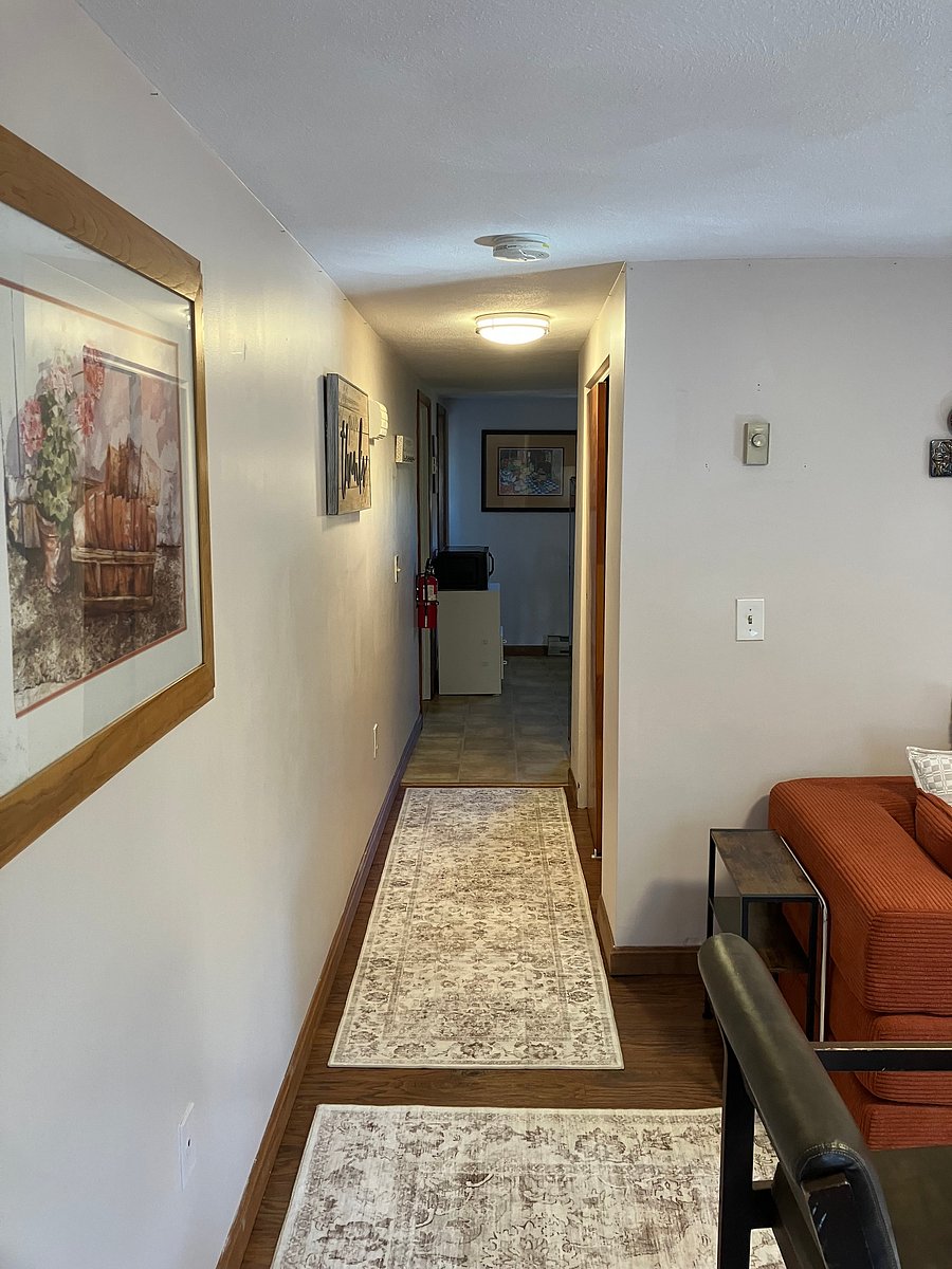 3rd floor shared living room, hallway view