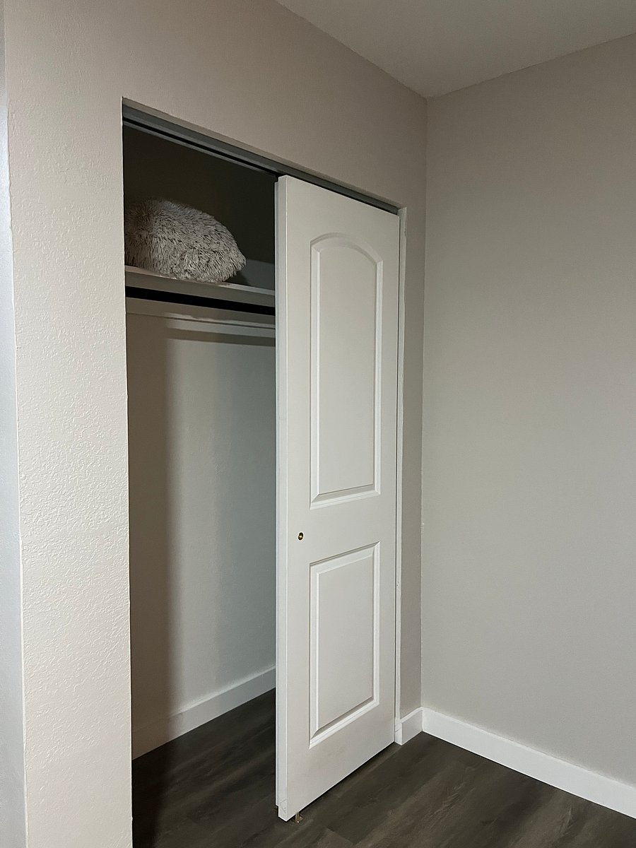 Closet in bedroom