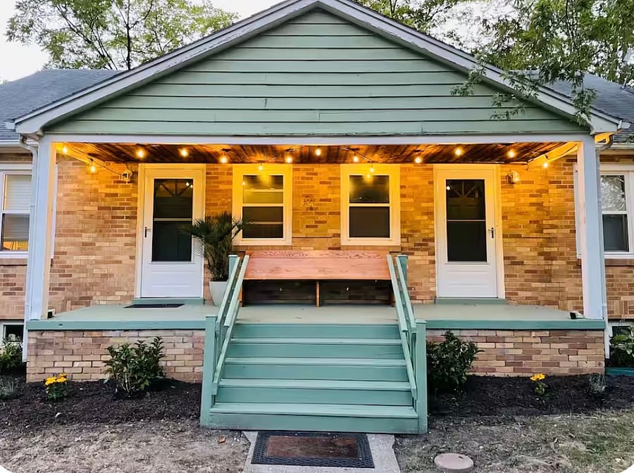 Exterior of house. (This listing is for the left side)