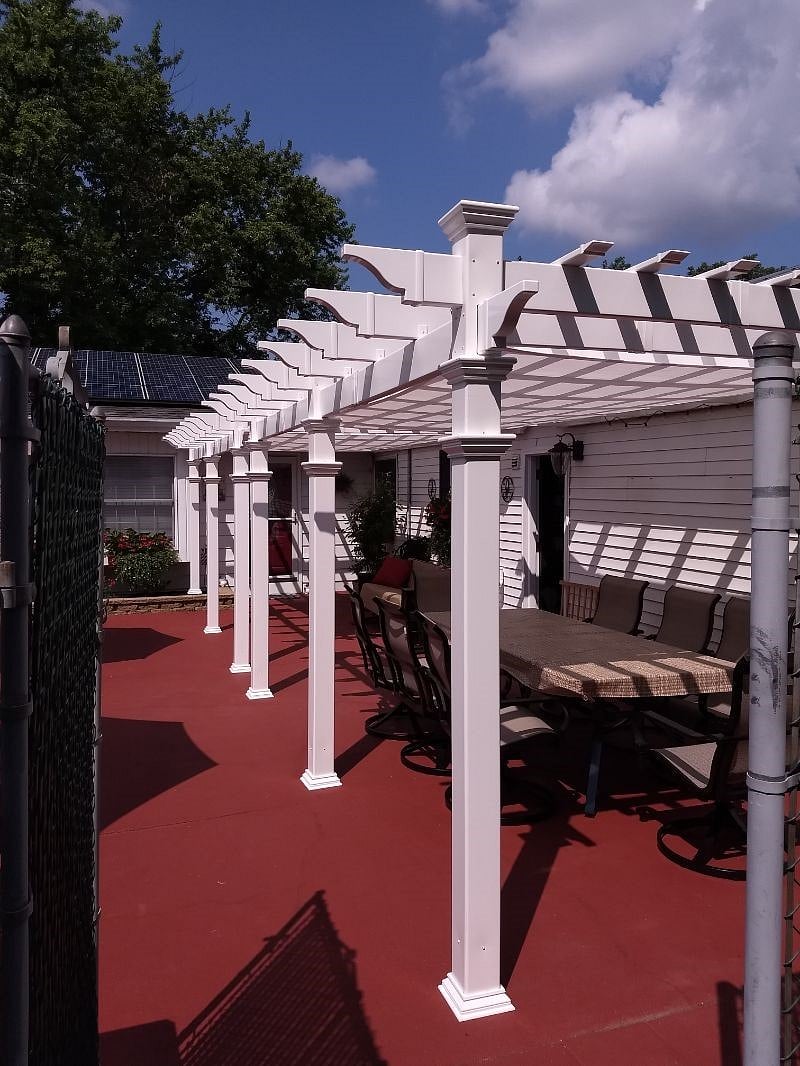 Shared Patio with Pergola 