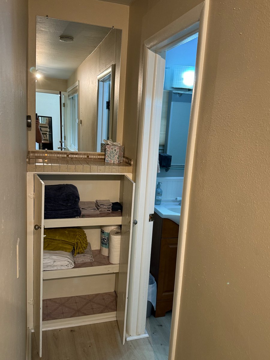 More Storage in Hallway Shelves