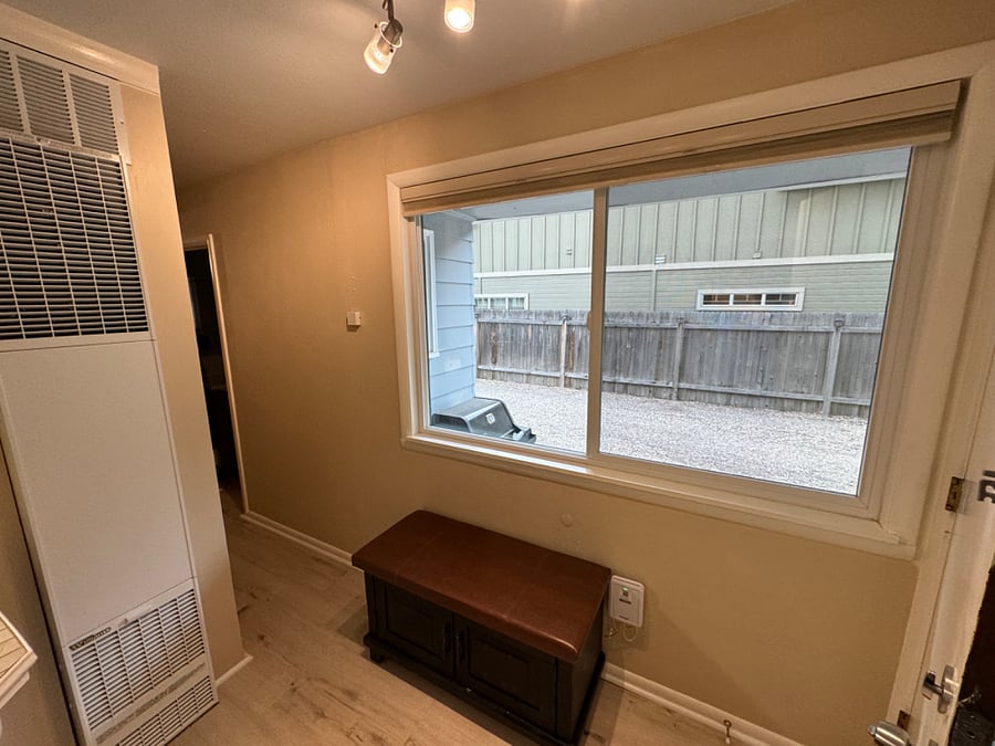Large Bright window to open and welcome fresh air!Sepae