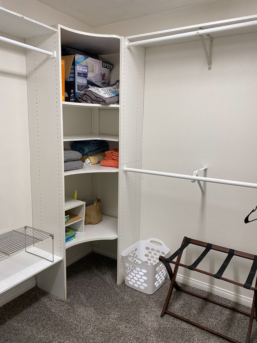 Huge walk-in closet.