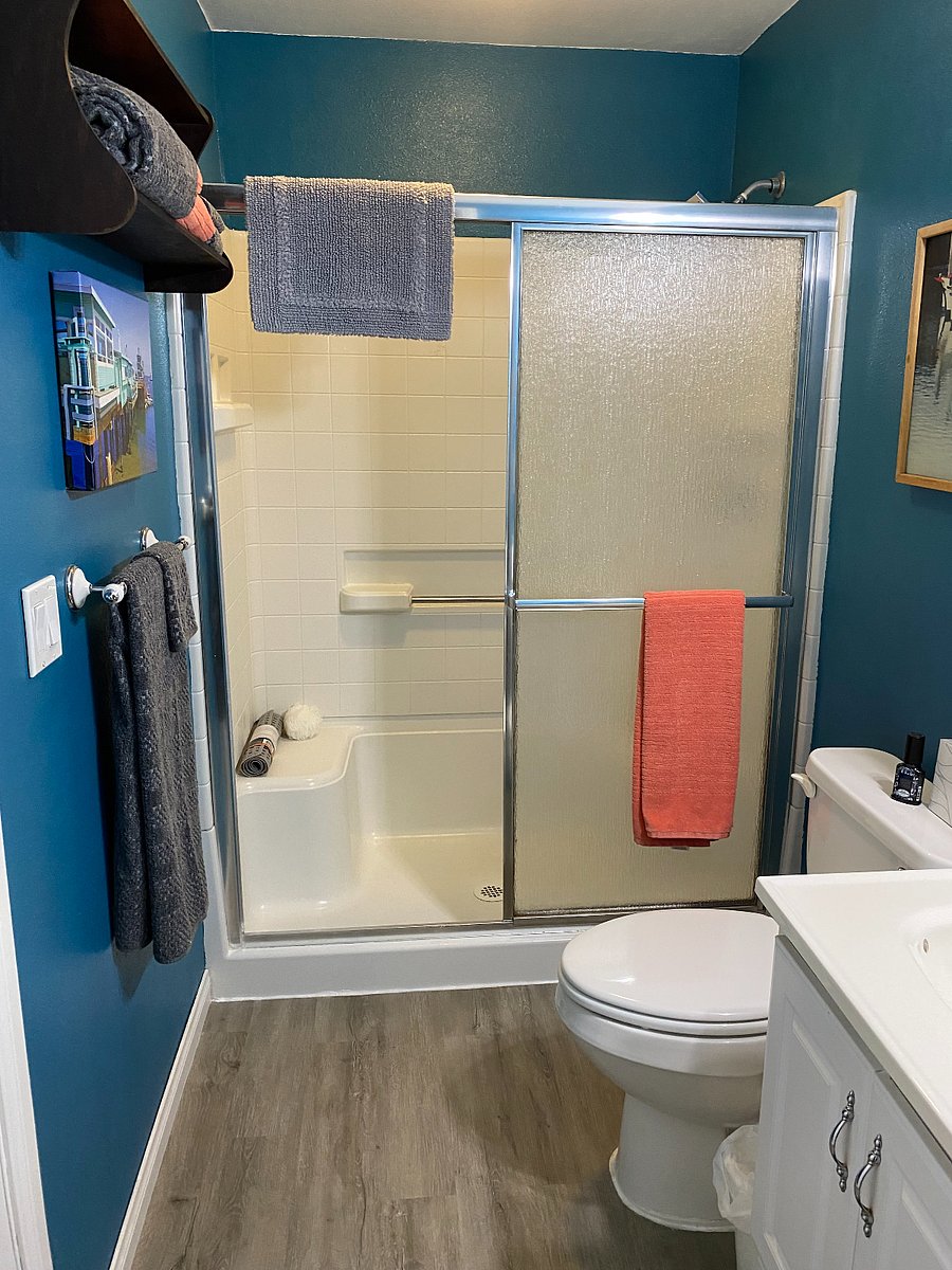 Spacious shower