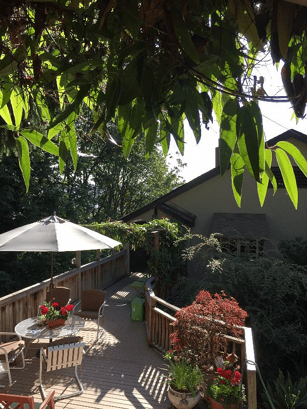 front deck and entry
