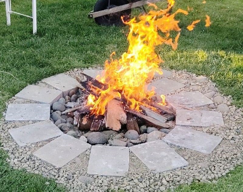 Fire pit for those nights when all you want to do is look into the flames and relax!
Near apartment and Tiny House