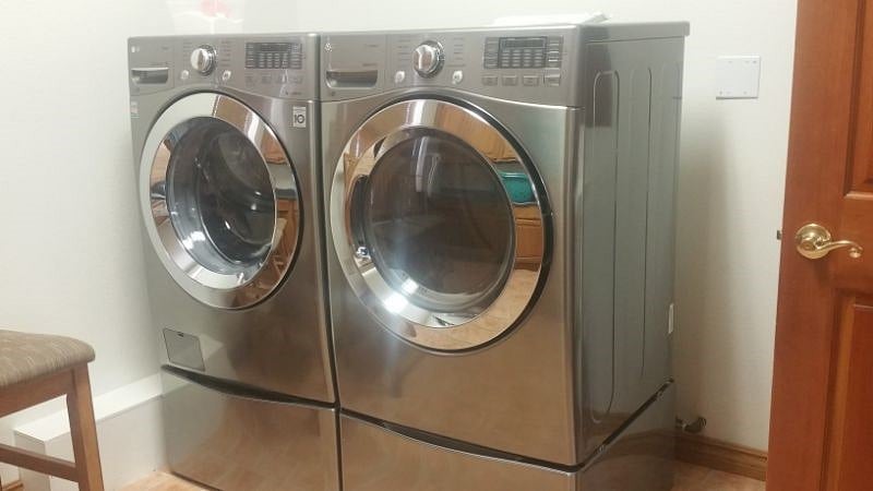 New top-of-the-line washer and dryer