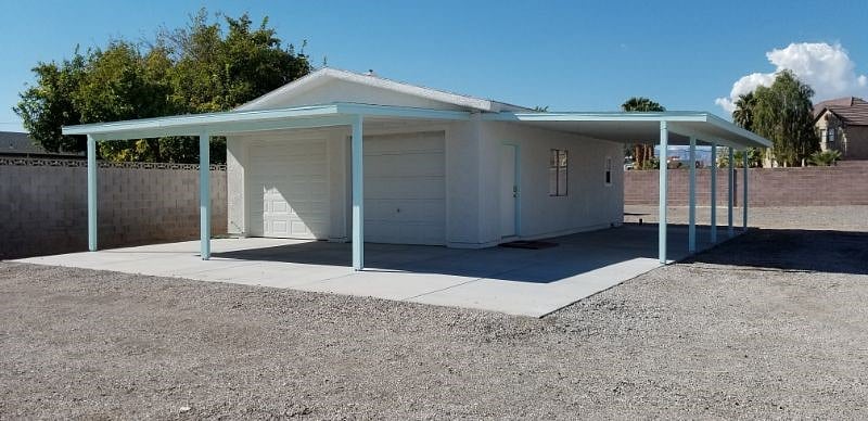 Exterior of studio home