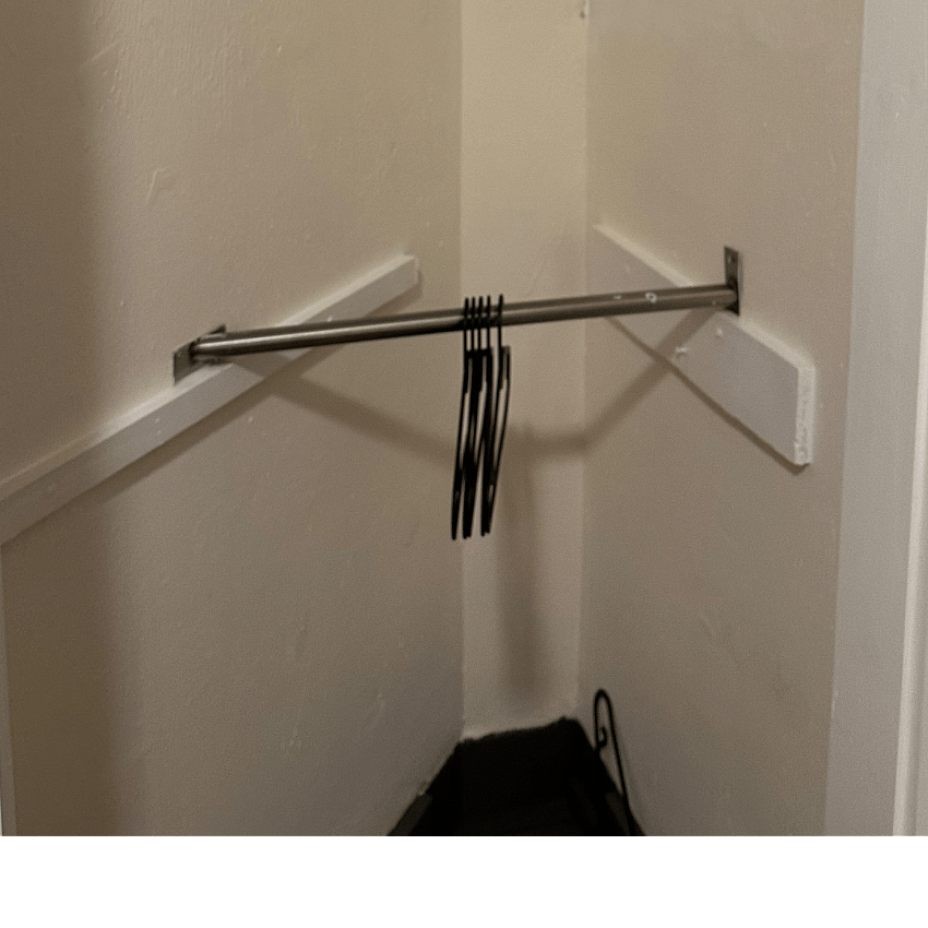 Small br closet.