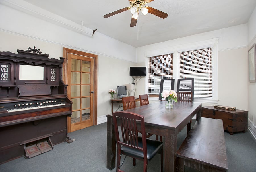public study; monitor, desk, printer, can reserve for Zoom meetings, filtered water