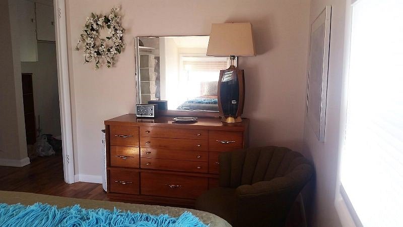 Larger dresser, sitting chair etc.