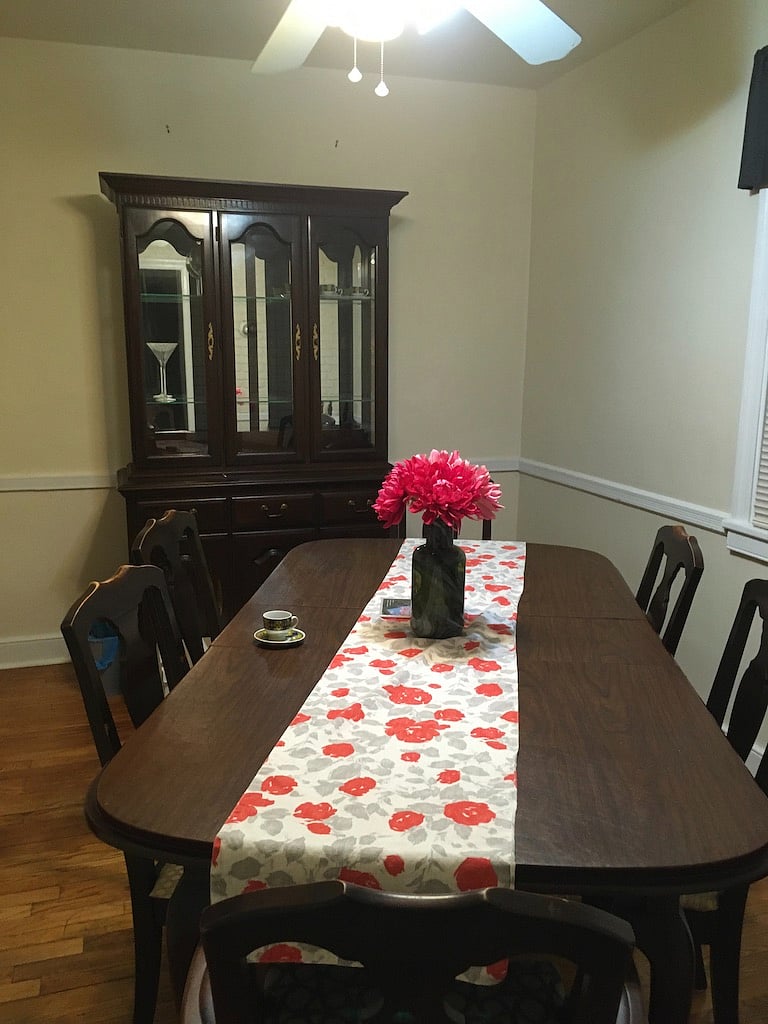 Dining Room #2 - I use different table runners.