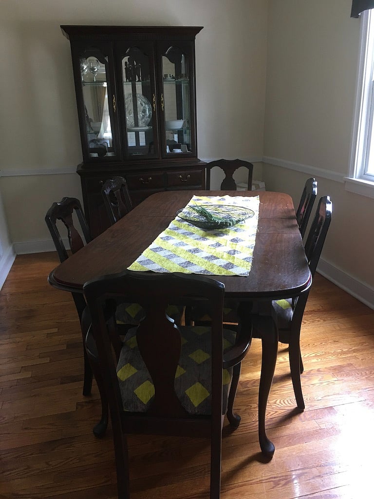 Dining Room #3 - Another table runner!