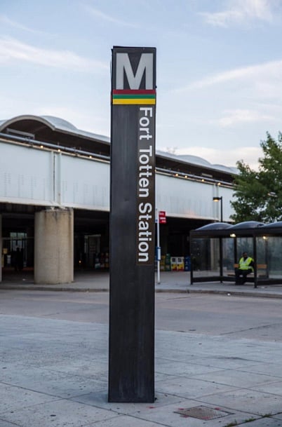 Fort Totten subway is 10 minutes walking distance. It has red, yellow and green lines for easy access to downtown, Uniton Station train station, Washington Reagan and Dulles airports.