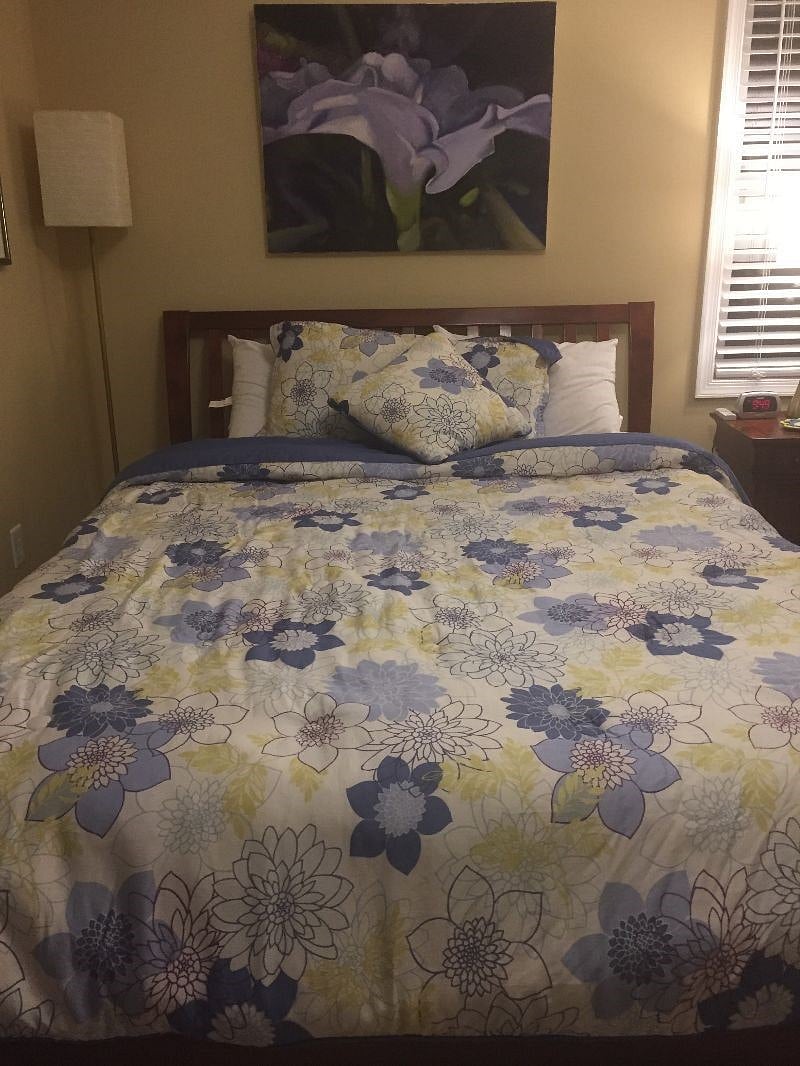 Comfortable new queen mattress.