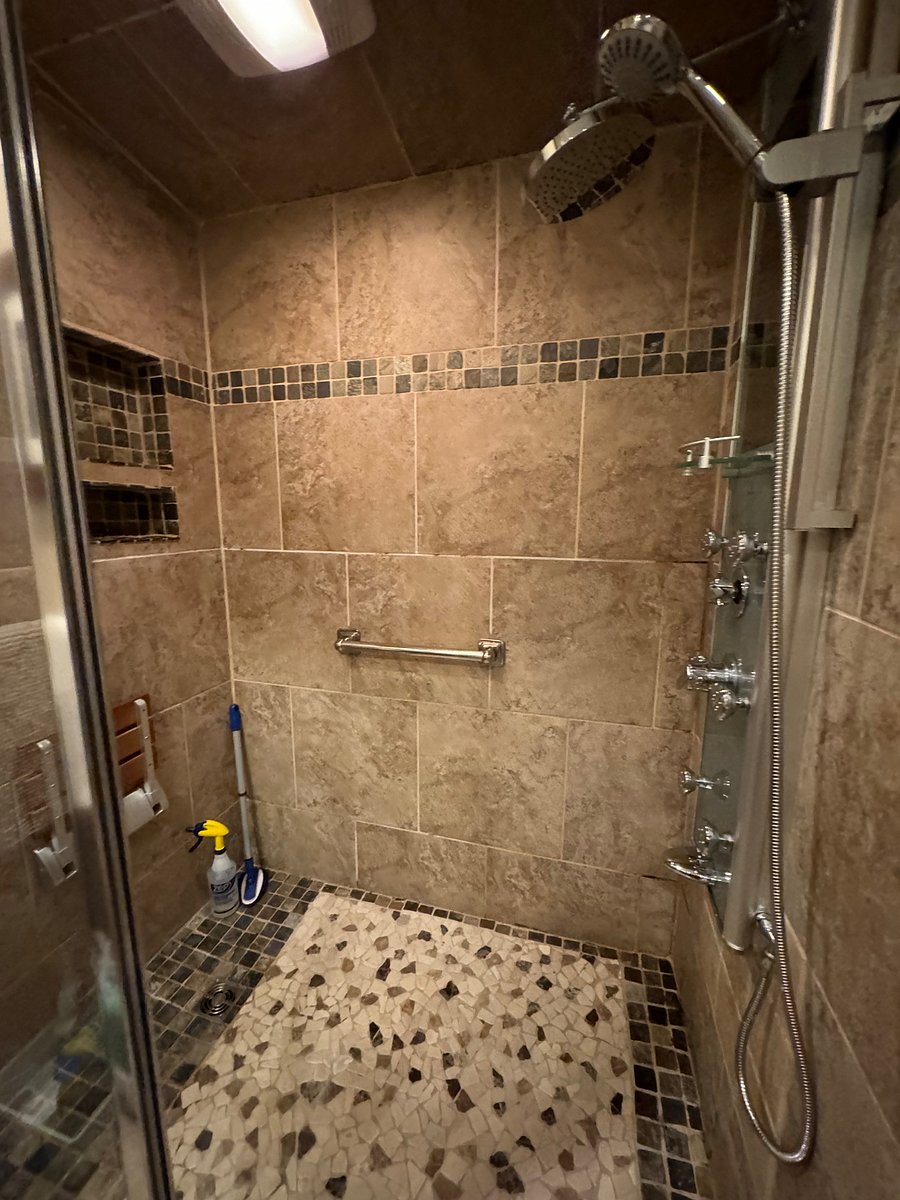This shower is to die for, its so magnificent you wont ever want together out of it.