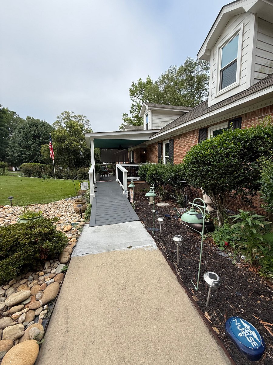 Ramp to front porch