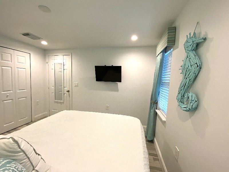 Smart TV in bedroom and living room