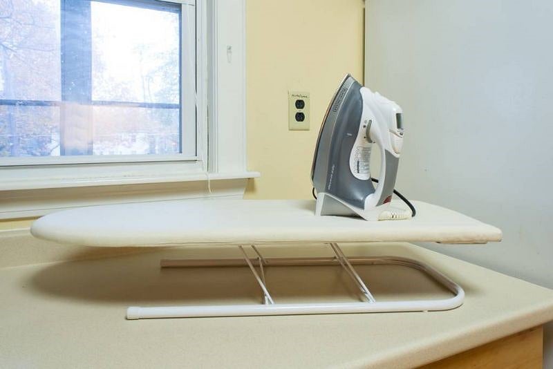 All our stay have a shared Ironer and Ironing board