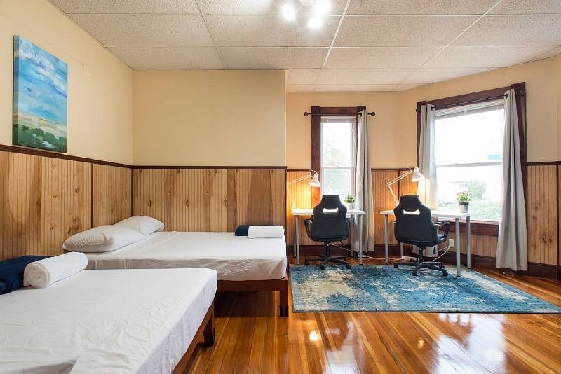 Let us know if you need a room with two beds!