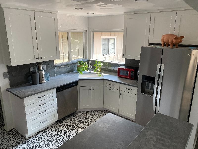 Fully remodeled kitchen! Everything is brand new, clean and sleek.