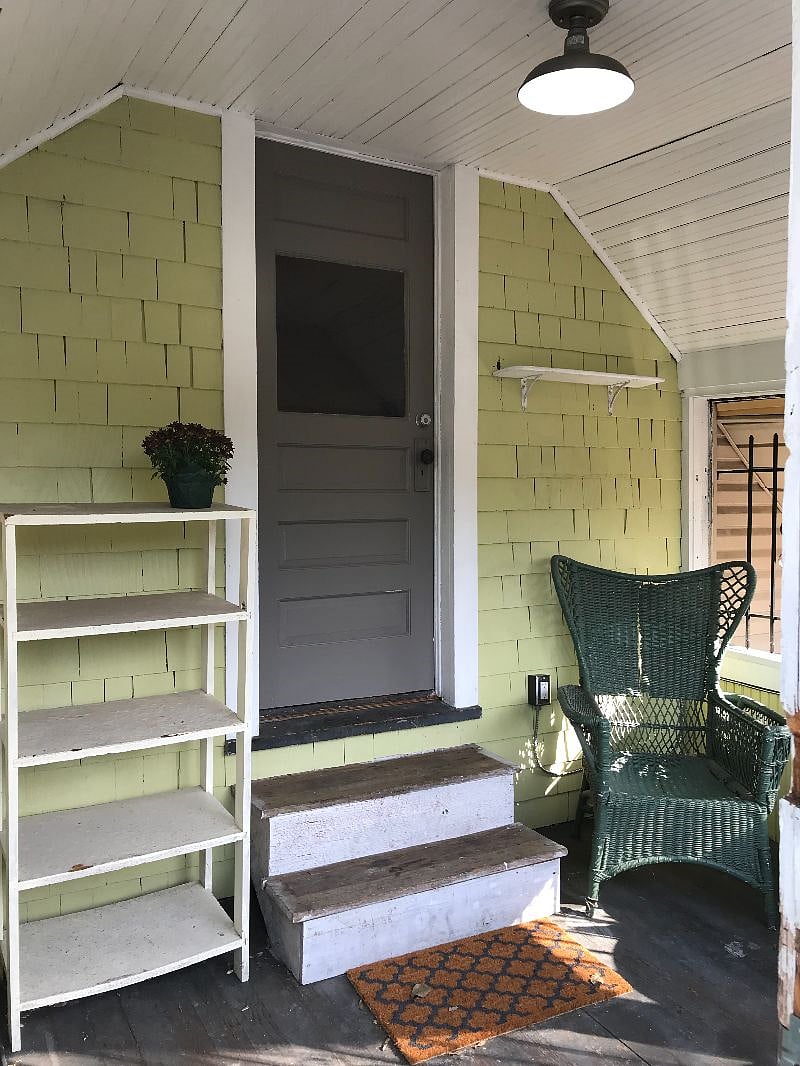 Entrance to unit