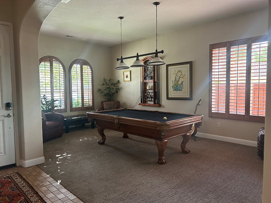 Billiard room