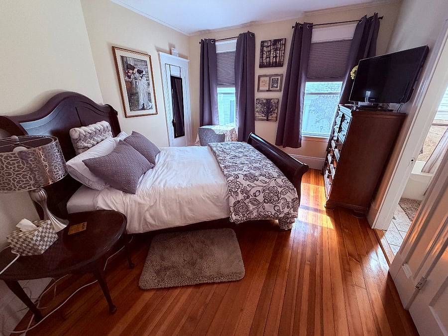 Tenant bedroom with private bath