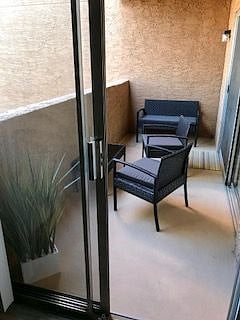Private balcony
