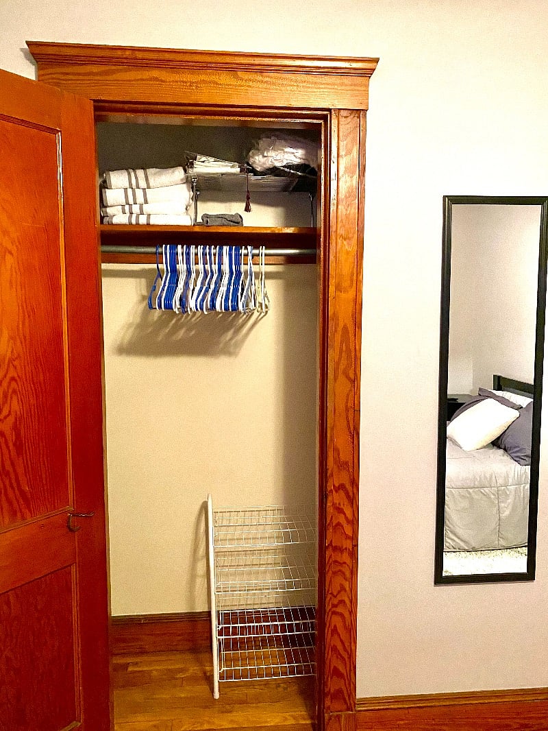 back bedroom closet