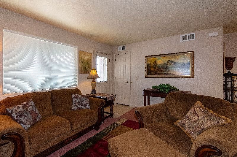 Living Room and Entry Door