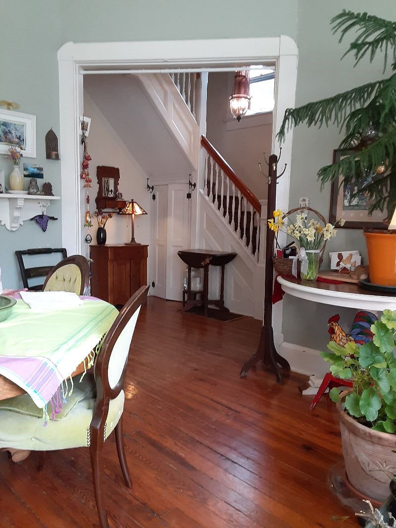 View from Living Room into Foyer and stairway.
