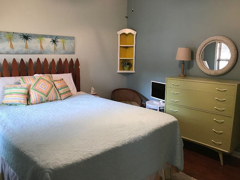 Bedroom with TV