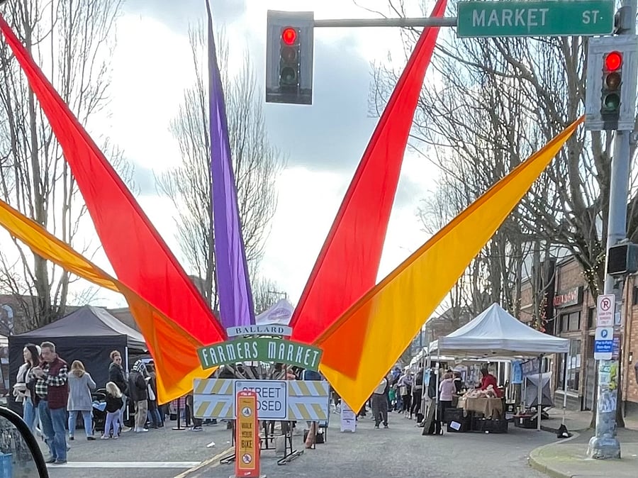 Ballard Market every Sunday!!! Vendors, food, artisans, music, and more!