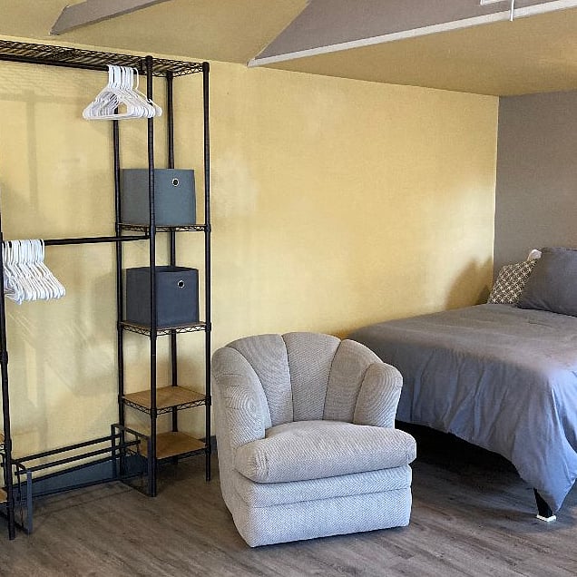 Plenty of room to hang and keep your clothes
