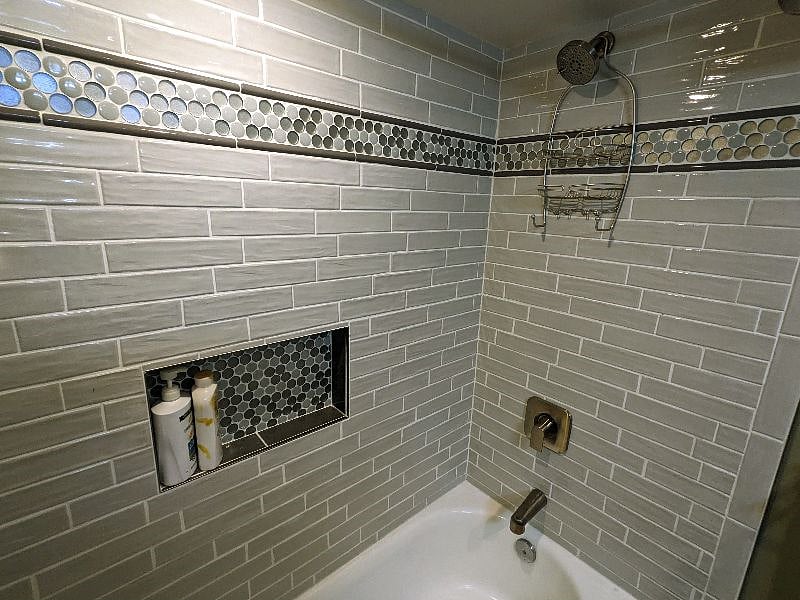 Newly remodeled bathroom