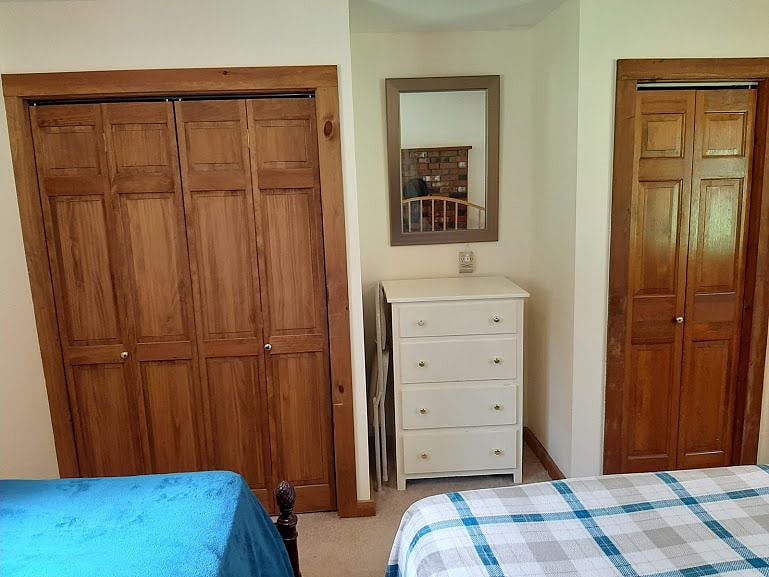 Two closets in bedroom 1st floor