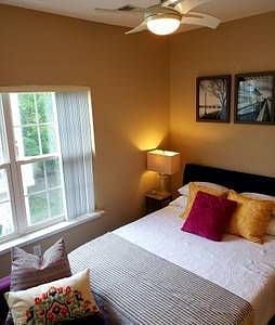 Working days?  Come home to a bright and friendly guest room.  Work nights?  This room receives afternoon light, so you can get as much rest as you need before your next shift.