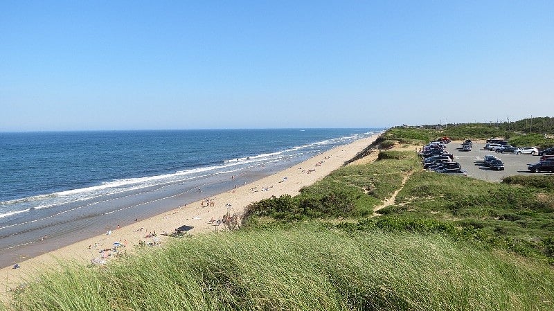 Seagull Beach a south facing beach with bathrooms, shower and snack bar!