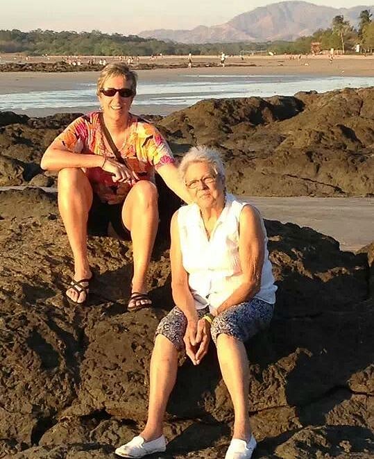 hanging with my precious Mom in Costa Rica