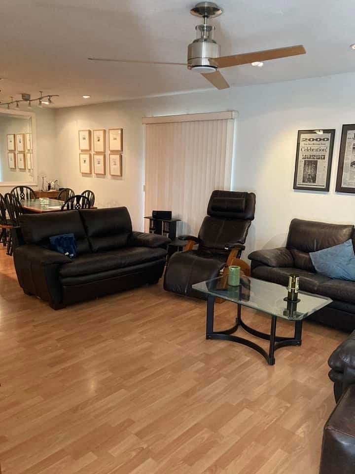 Fully Furnished Dining Area and Living Room. 