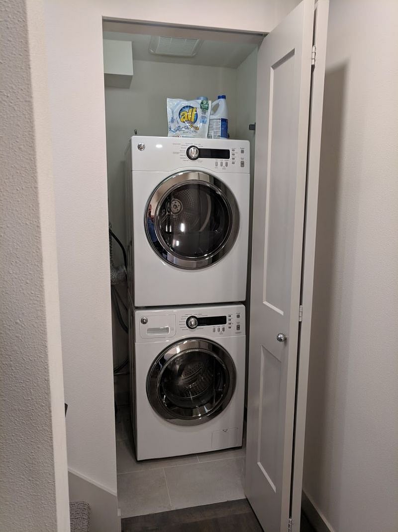 New washer and dryer